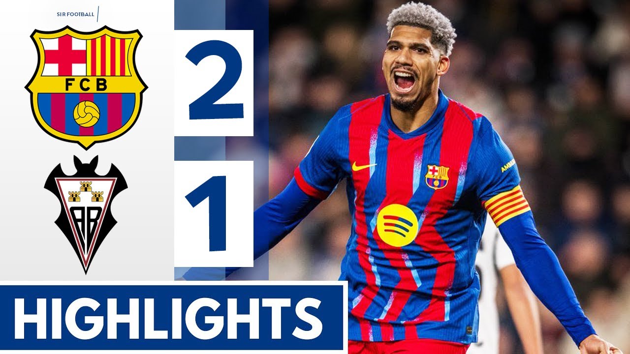 Albacete vs Barcelona 1-2 - Highlights All & Goals - Lamine Yamal & Araujo Goal