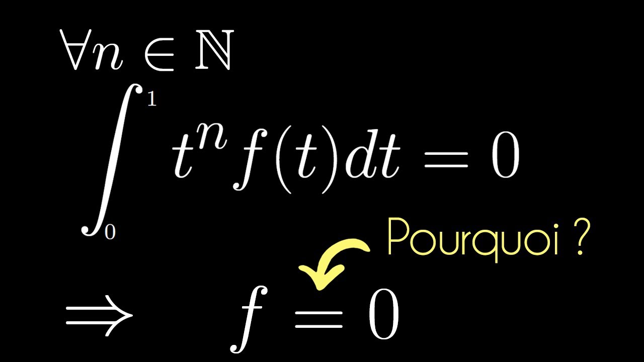 Une fabuleuse application du théorème de Weierstrass