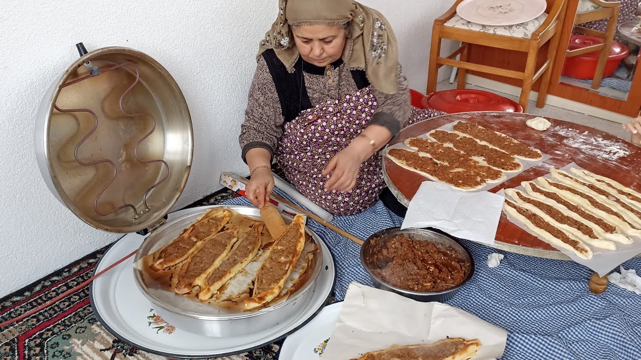 🛎️✅Elektrikli Ev Tandırında Çıtır Çıtır Kıymalı Pide Yaptık🤌Dışardan alıp O kadar para vermeye SON❗📢