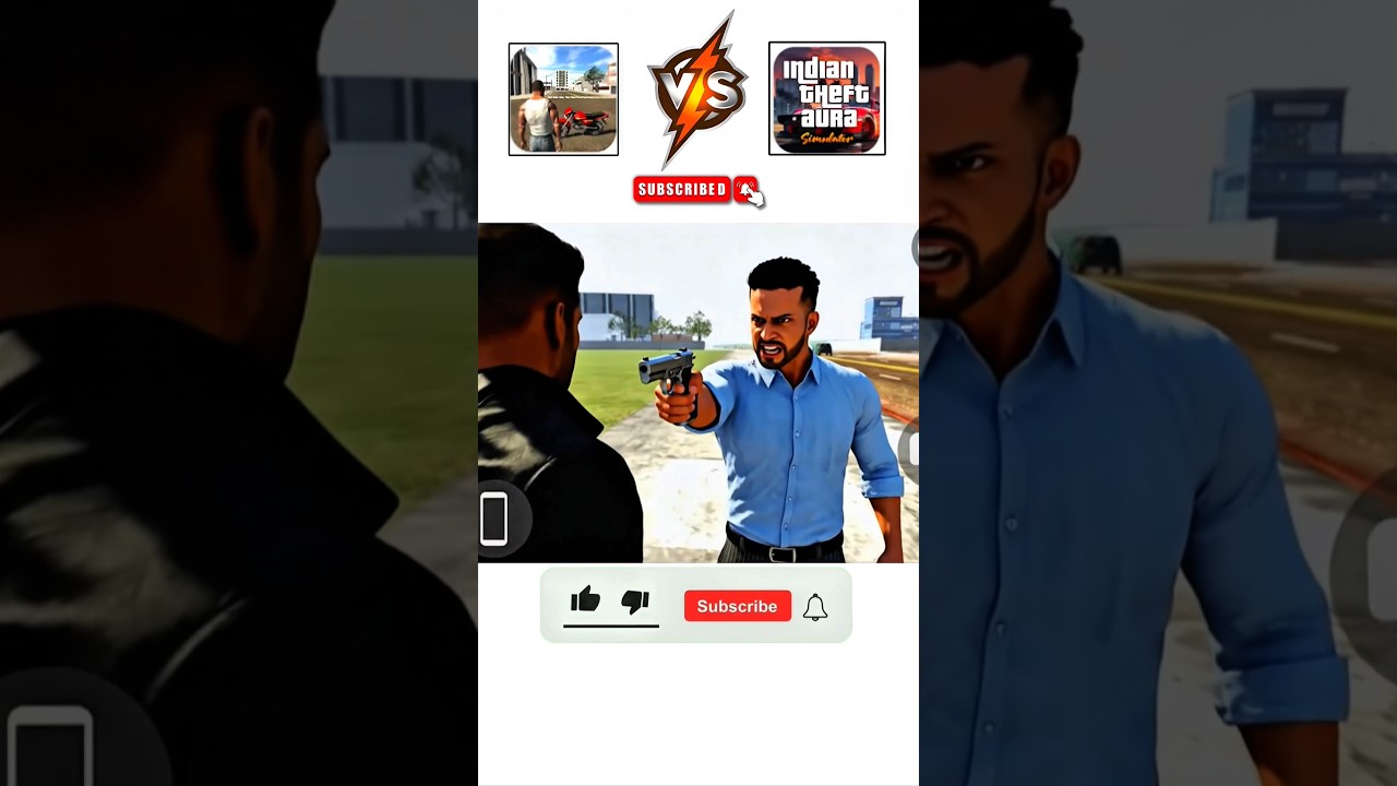 Indian bike driving 3D 😈 VS 😱Indian theft auto 