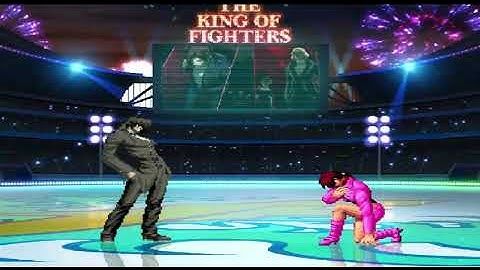 KOF MUGEN Element M-A VS Thunder Shermie DUSK