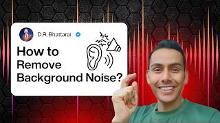 How to Remove Background Noise from Video Audio?