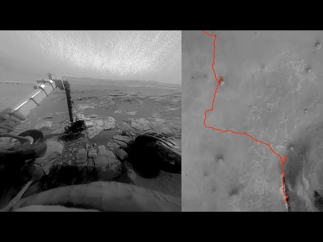 Opportunity Rover On Mars (2004 - 2019)