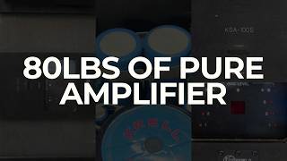 80lbs. 800 Watts. One Legendary Amplifier: The Krell KSA-100S