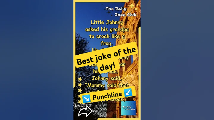 Little Johnny asked his grandpa. 😄 BEST JOKE OF THE DAY! #jokes #funny #comedy #humor #jonny