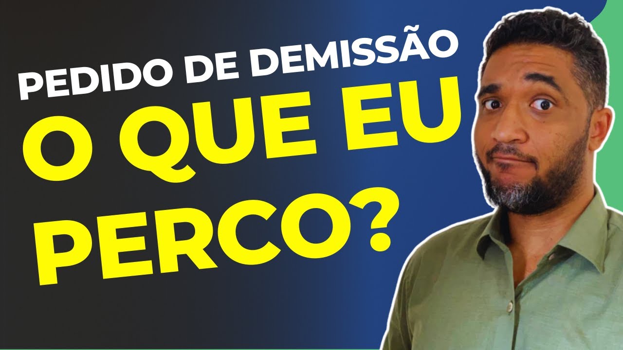 Pedido de demissão o que eu recebo I Quais os direitos no pedido de ...