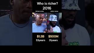 Michael Jordan vs LeBron James Who is richer? (Netwoeth comparison) #entworth #networthcomparison