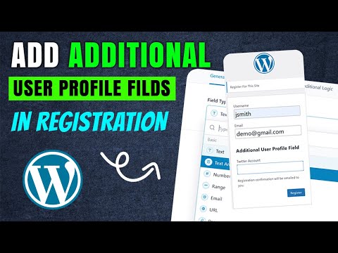 How to add additional user profile fields in WordPress registration
