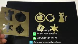Download Lagu Snowflake jewelry name cutting | Jewelry necklace laser cutting machine | gold sivler laser cutting MP3