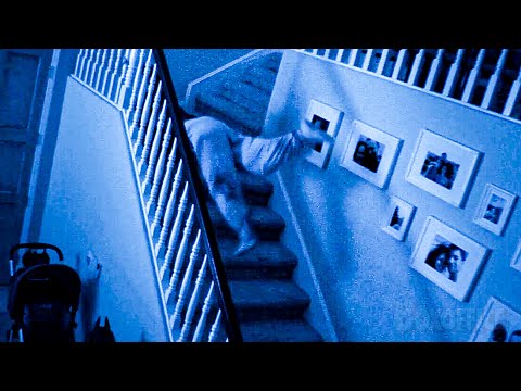 Dragged down the stairs by a spirit | Paranormal Activity 2 | CLIP