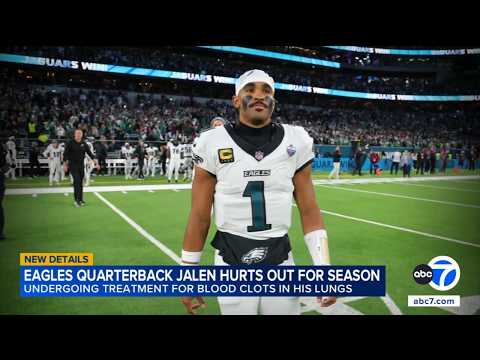 Jalen Hurts out after blood clots discovered in his lungs | Latest details on his condition