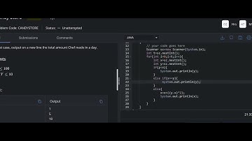 Candy store || codechef || starters 78