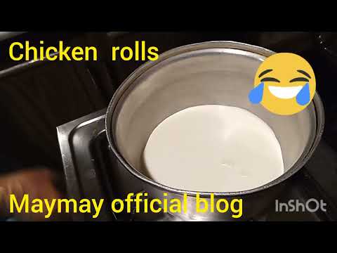 chicken rolls #Dinner
