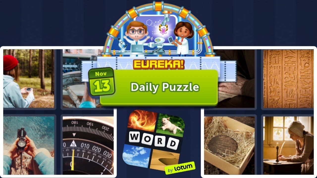 4 Pics 1 Word Daily Puzzle November 13, 2022 Eurika! YouTube
