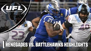 Arlington Renegades vs. St. Louis Battlehawks | UFL Highlights