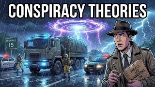 The 1994 UFO Transport Incident | Highway 15 | Conspiracy Theories | Black Screen + Rain