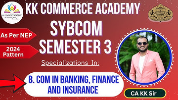 SYBCom Semester 3 I BCom in Banking Finance & Insurance I 2024 Pattern I NEP 2020 Know Your Subject