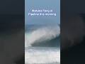 Makana Pang at Pipeline this morning #surf #surfing #banzaipipeline2025