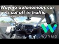 Waymo Autonomous Car Gets Cut Off in Traffic | JJRicks Rides With Waymo #38