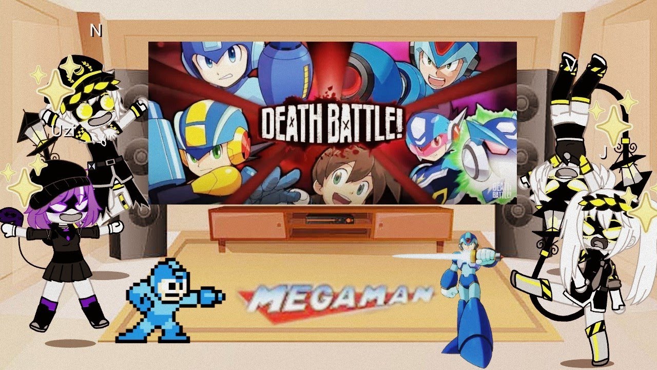 Убийственные дроны реагируют на Megaman Battle Royale (спасибо за 500 подписок:3) (от Death Battl...
