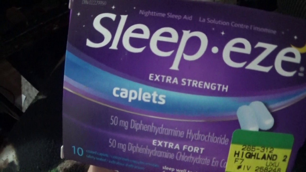 Sleep eze extra strength 50 mg YouTube