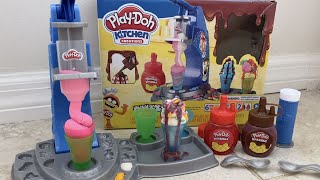 Play Doh Ice Cream Playset Drizzle Kitchen Creations Toy Youtube