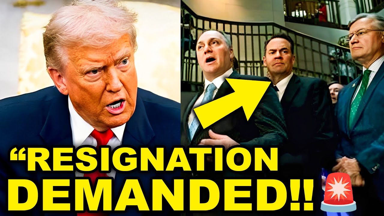 Trump EXPLODES as Lawmakers DEMAND HIS RESIGNATION