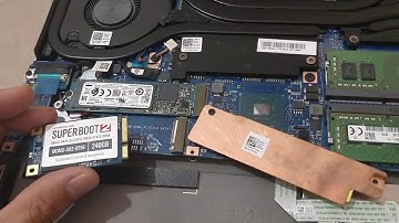 Disassemble Alienware m15 - m.2 Sata SSD