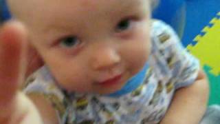 Aiden's first steps