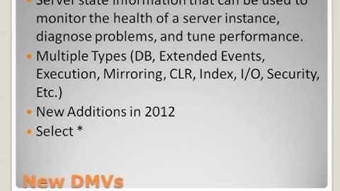 New Features of SQL Server 2012 (Part 1 of 5)