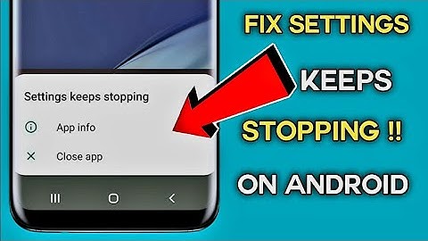 Samsung settings not opening MO1 Core | Solve the Problem that the settings Stop appearing Forever.