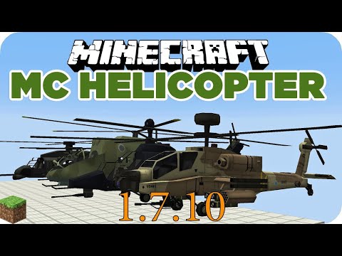 Обзор мода mc Helicopter 1.7.10!