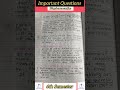 Biopharaceutics | Model Question Paper | Important Questions #6thsemester