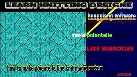 How to make this fabric | hq knit design | Crochet knitting