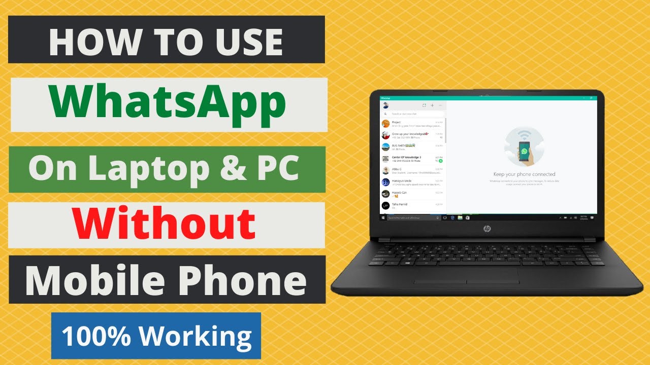 how to download whatsapp on laptop without phone how to download whatsapp on laptop without phone