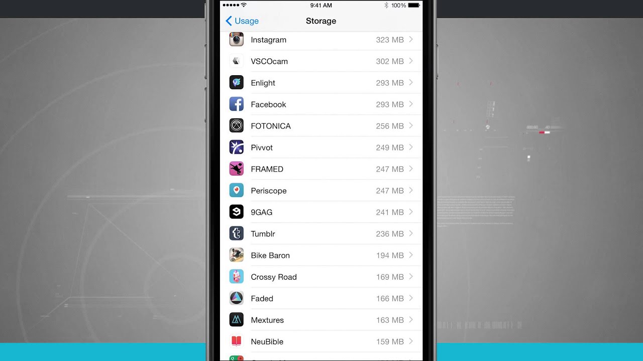 iPhone 6 Plus Tips - How to Manage Device Storage - YouTube