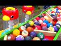 Marble Run ☆ Beautiful marbles and billiard balls