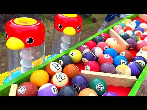 Marble Run ☆ Beautiful marbles and billiard balls