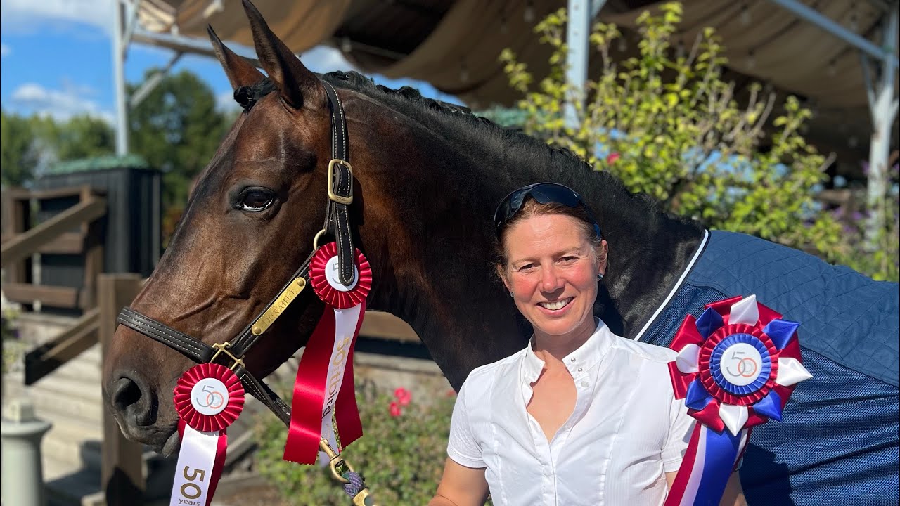 Sofi Hindmarch on Donahue, Thunderbird CDI July 29, 2023, Third Level Champion. Test 2, 64.737%