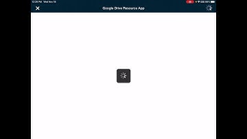 Connecting the Google Drive Resource App in IPad Schoology