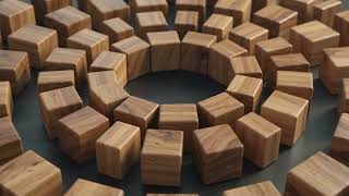Perfect Wooden Blocks 🪵 | Satisfying Infinite Loop 1 hour