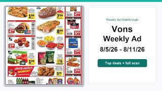 Vons Weekly Ad (8/5/26 - 8/11/26) Top Deals