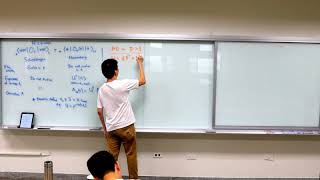 Graduate Quantum Mechanics Lecture 24 -- Higher D SHOs, Density Operators/Matrices