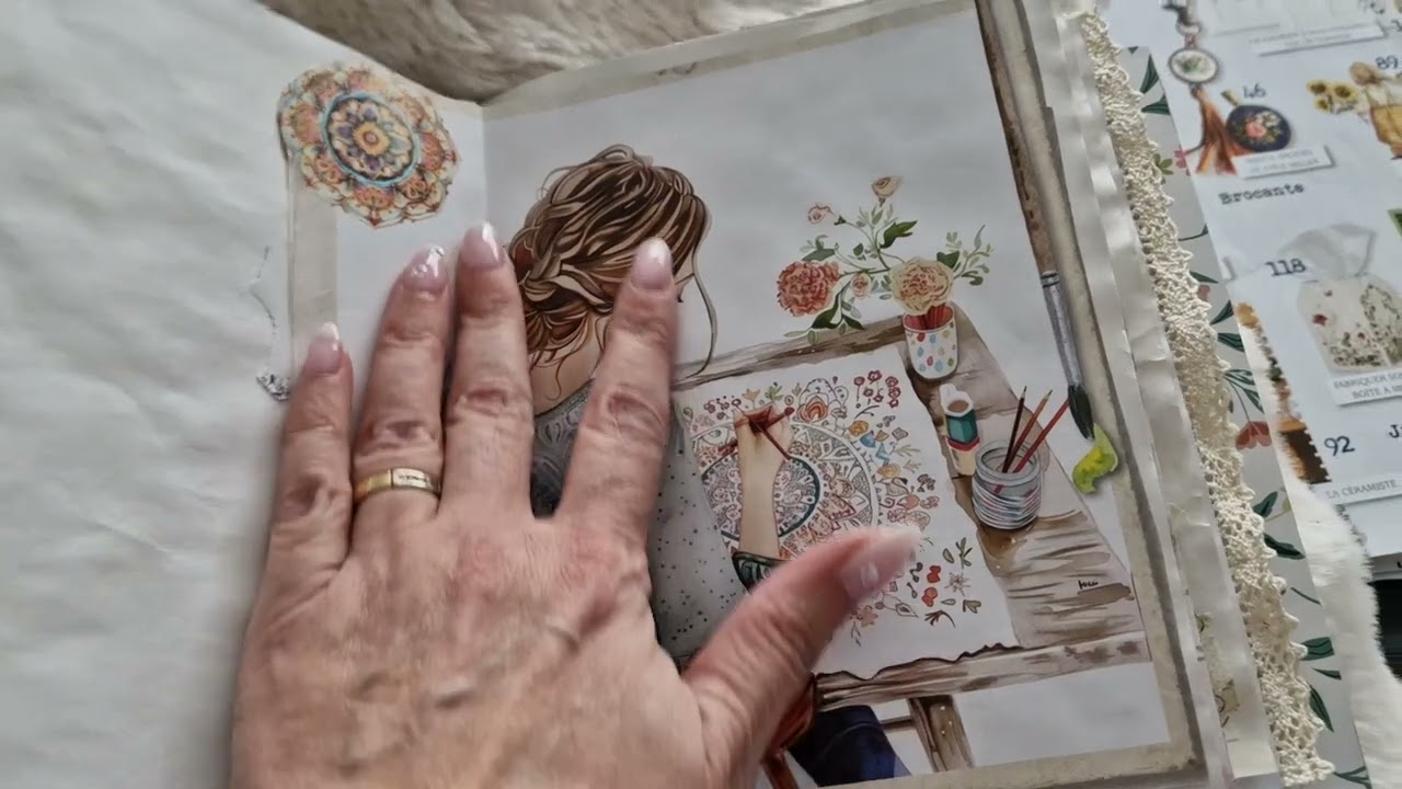 Junk journal avec DAPHNE''S DIARY présentation 