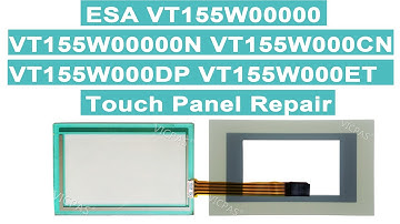 For ESA VT155W Touch Screen Panel With Front Overlay Repair Replacement