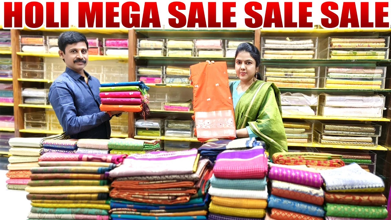 Holi Mega Offer Sale | Pattu / Fancy / Banaras Sarees |