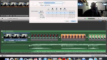 iMovie 9 Basics Tutorial #16 Sharing:Rendering Final Video