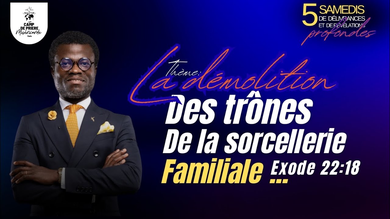 LA DÉMOLITION DES TRÔNES DE LA SORCELLERIE FAMILIALE - PARTIE 1 - APÔTRE DANIEL AGOUMKPE