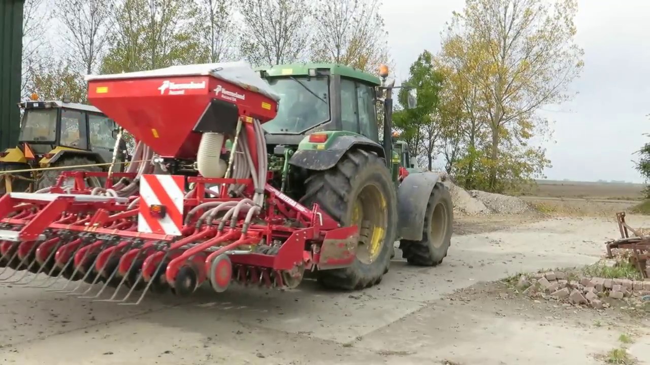 Kverneland Accord DA  2016 Sint-Maartensdijk wintertarwe zaaien