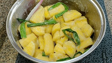 Món Khoai Mì Nấu Nước Cốt Dừa thơm béo - Món Ăn Ngon Mỗi Ngày